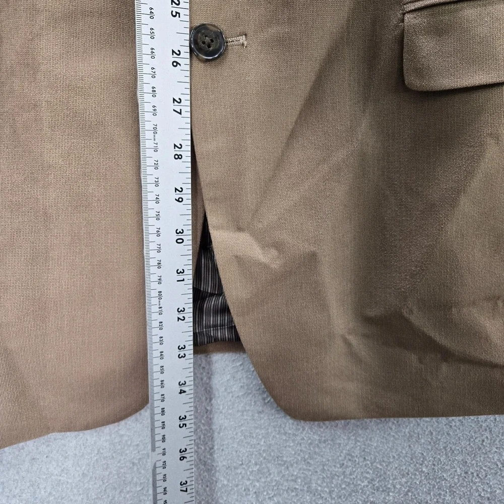 Calvin Klein Men Suit 44‎ Brown Blazer Two Button Slim Fit Pockets NWT